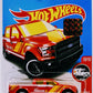 Hot Wheels 2017 - Collector # 185/365 - HW Rescue 10/10 - '15 Ford F-150 - Red / Rescue - FSC