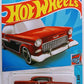 Hot Wheels 2022 - Collector # 020/250 - Chevy Bel Air 1/5 - '55 Chevy - Dark Red - IC