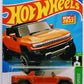 Hot Wheels 2022 - Collector # 130/250 - HW Green Speed 3/5 - New Models - GMC Hummer EV - Metallic Orange - USA