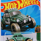 Hot Wheels 2022 - Collector # 160/250 - Mud Studs 5/5 - Volkswagen "Baja Bug" - Pale Green - USA