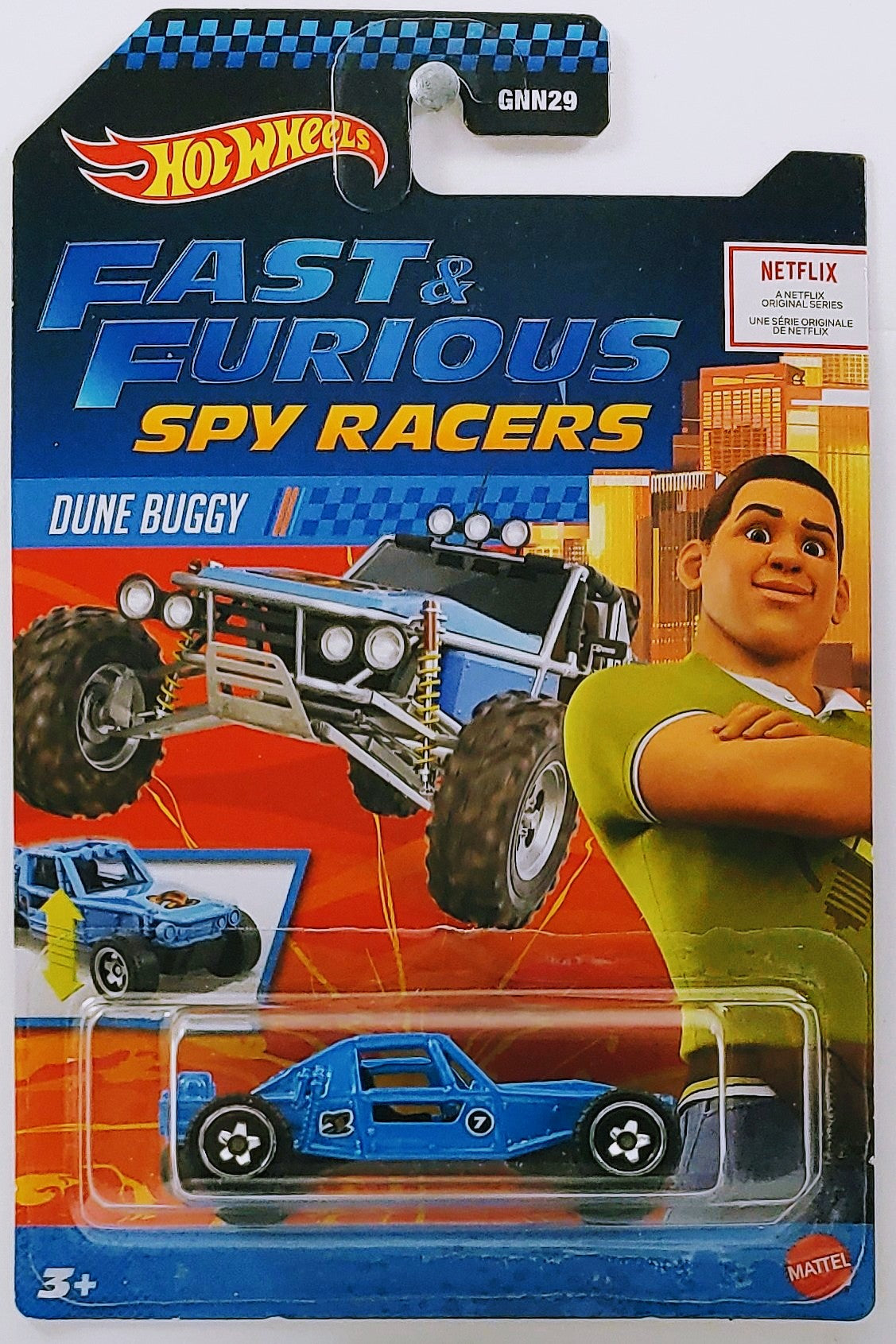 Hot Wheels 2021 - Netflix / Fast & Furious Spy Racers - Dune Buggy - Blue - BAJA5 Wheels