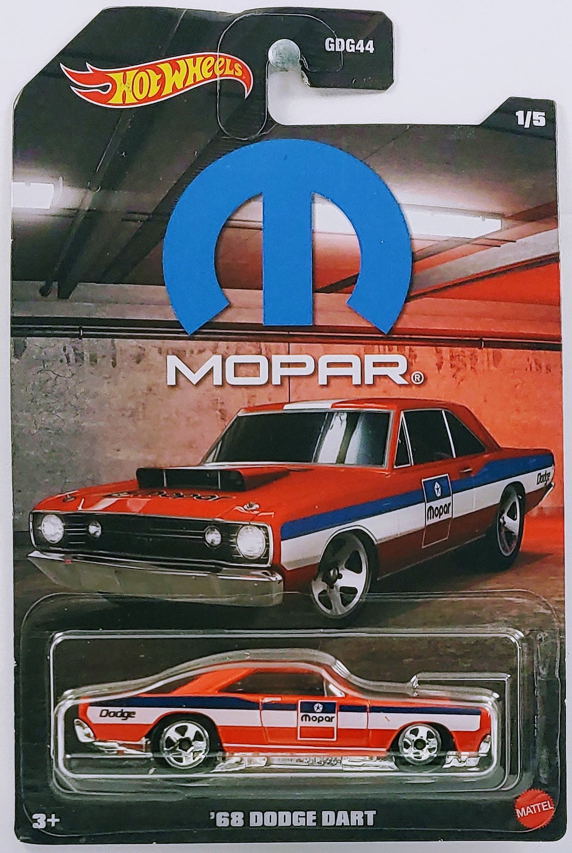 Hot Wheels 2022 - Mopar Series 1/5 - '68 Dodge Dart - Red - Walmart Exclusive