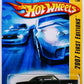 Hot Wheels 2007 - Collector # 009/156 - First Editions 9/36 - '66 Chevy Nova - Matte Black - 5 Spokes - Chrome Base - IC