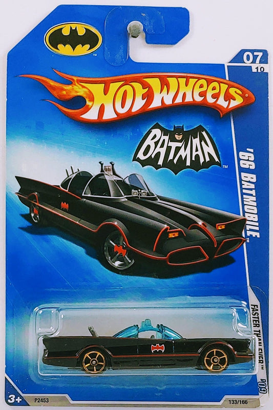 Hot Wheels 2009 - Collector # 133/166 - Faster Than Ever 7/10 - '66 Batmobile - Black - FTEs - IC