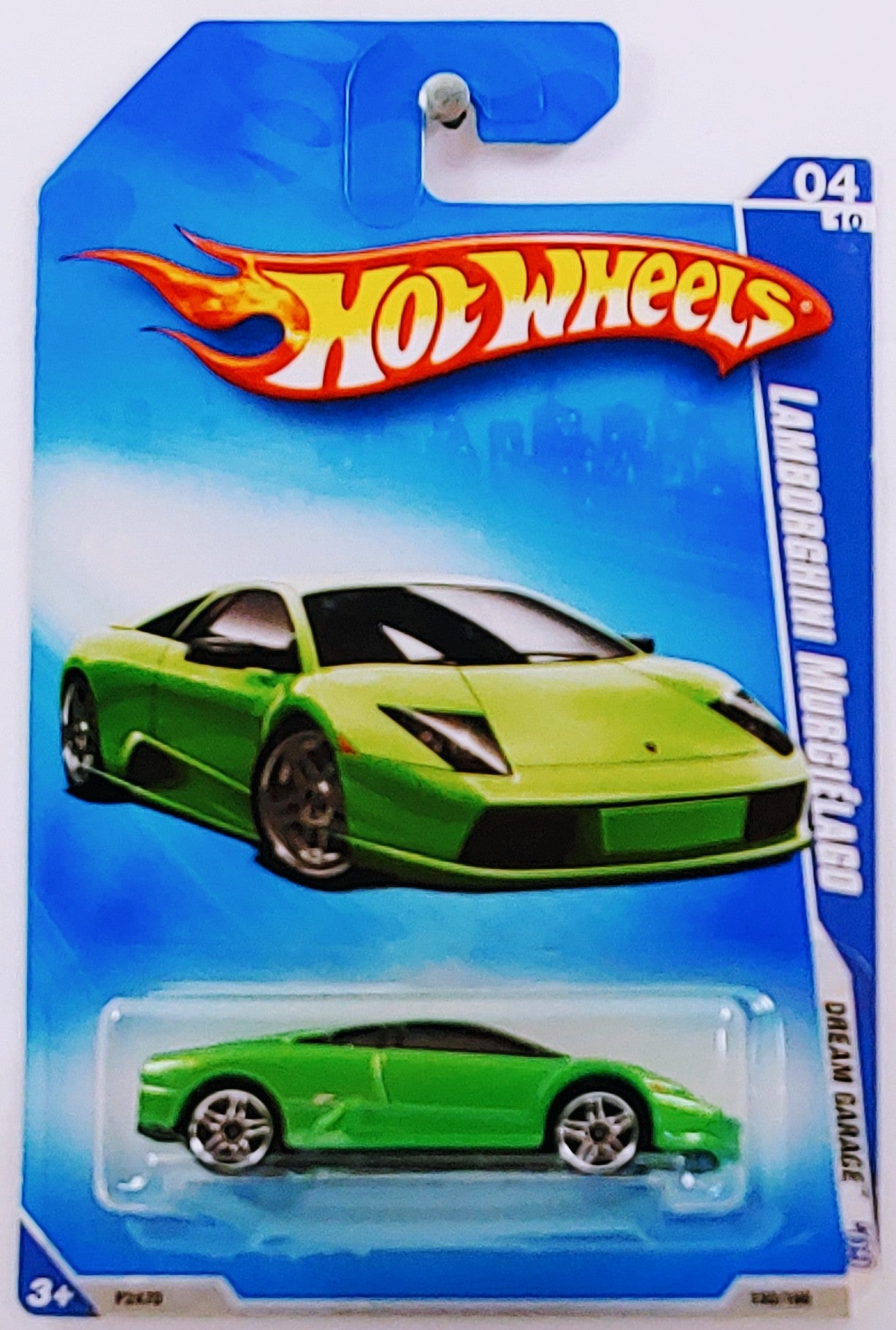 Hot Wheels 2009 - Collector # 150/190 - Dream Garage 4/10 - Lamborghini Murcielago - Bright Green - IC