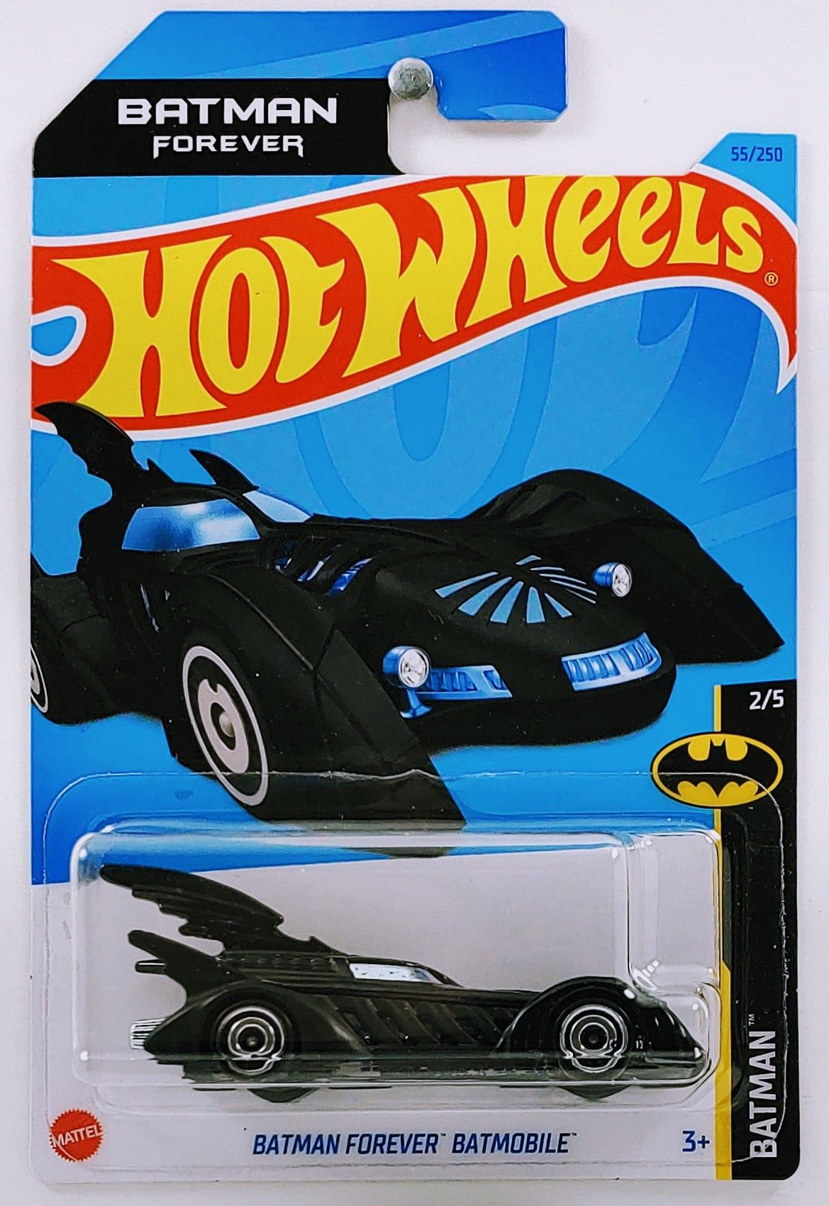 Hot Wheels 2023 - Collector # 055/250 - Batman 2/5 - Batman Forever Batmobile - Black - IC