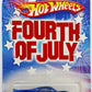 Hot Wheels 2008 - Fourth of July - Saleen S7 - Blue - Walmart Exclusive