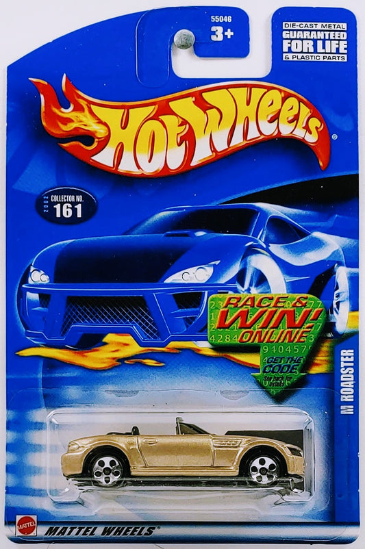 Hot Wheels 2002 - Collector # 161/240 - (BMW) M Roadster - Gold - 5 Dots - USA R&W