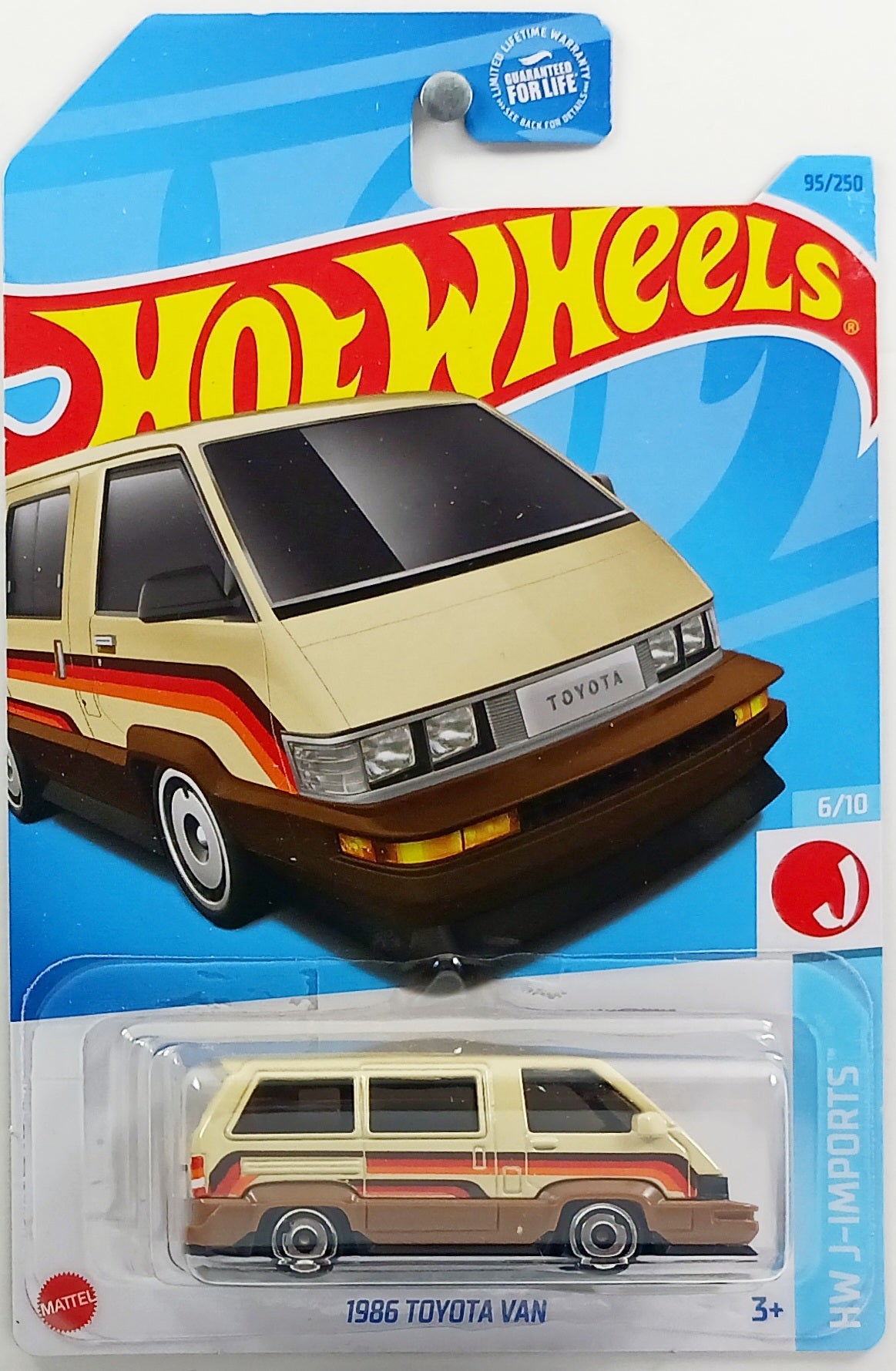 Hot Wheels 2023 - Collector # 095/250 - HW J-Imports 06/10 - 1986 Toyota Van - Cream - USA