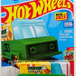 Hot Wheels 2023 - Collector # 058/250 - Brick Rides 03/05 - New Models - Brickin' Delivery - Green & Yellow / Legos - USA