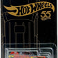 Hot Wheels 2023 - Black and Gold / 55th Anniversary 4/6 - Range Rover Classic - Matte Black - Gold Off-Road 5 Slot Wheels