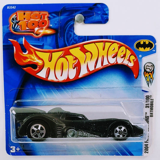 Hot Wheels 2004 - Collector # 031/212 - First Editions 31/100 - Batmobile - Matte Black - SC