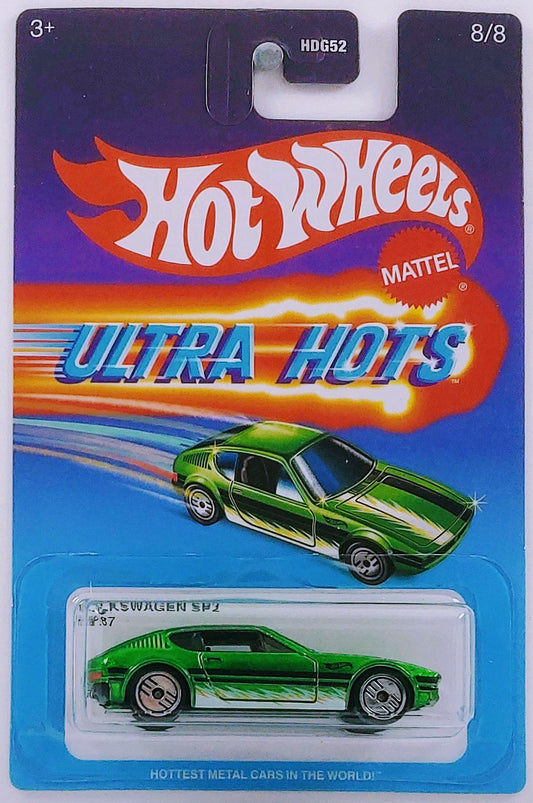 Hot Wheels 2023 - Ultra Hots 8/8 - Volkswagen SP2 - Spectraflame Green - UH Wheels - Target Exclusive