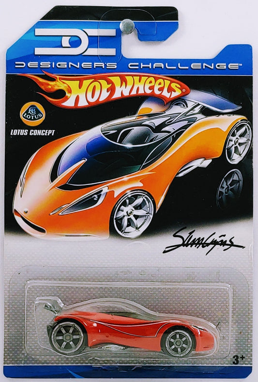 Hot Wheels 2008 - Designer's Challenge - Lotus Concept - Red - Co-Mold 6 Spokes