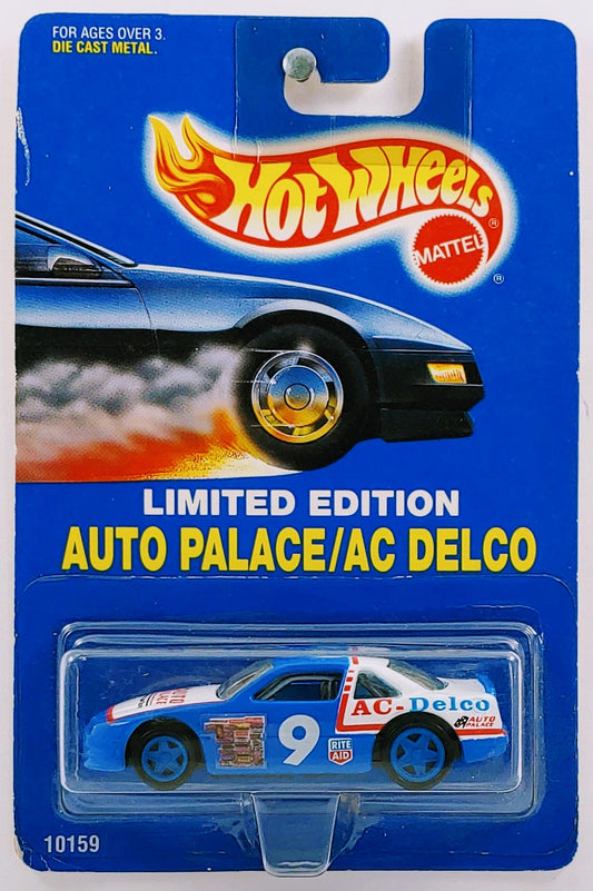 Hot Wheels 1993 - Auto Palace / AC Delco Promo - Limited Edition - Pontiac Stocker - Blue & White / #9 - Pro Circuit Wheels - USA