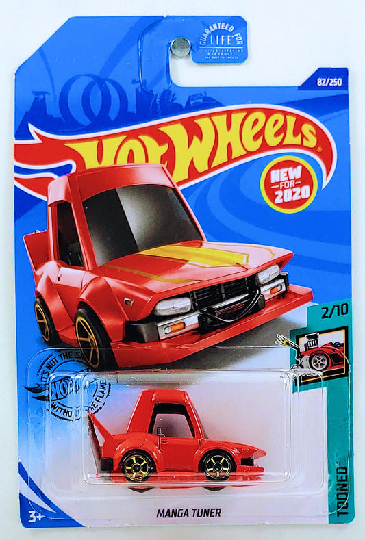 Hot Wheels 2020 - Collector # 082/250 - Tooned 2/10 - New Models - Manga Tuner - Red - USA