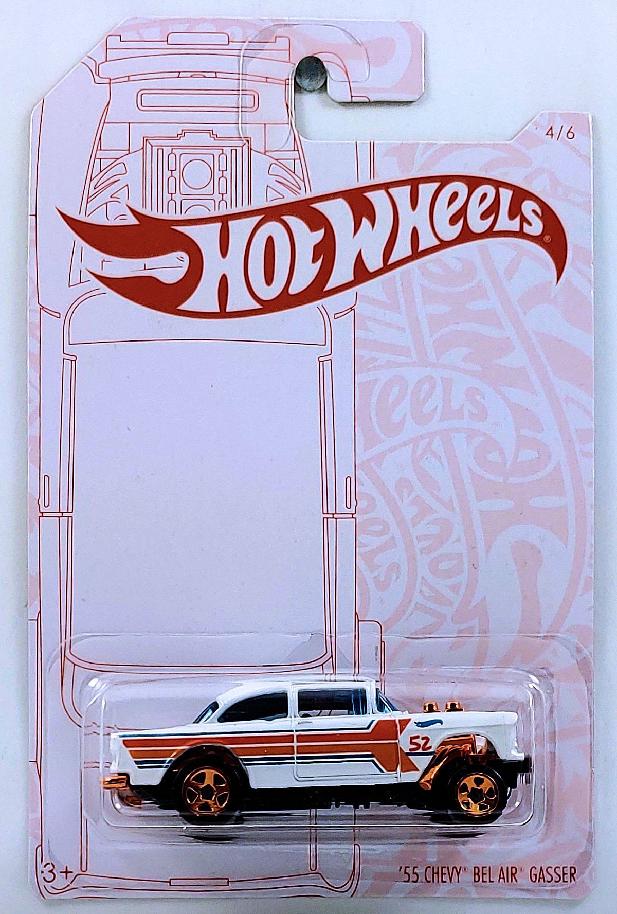 Hot Wheels 2020 - Pearl & Chrome 4/6 - '55 Chevy Bel Air Gasser