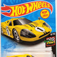 Hot Wheels 2021 - Collector # 106/250 - HW Race Day 8/10 - New Models - '67 Ford GT40 Mk.IV - Yellow - Smoke Windows - Black Interior - Yellow Plastic Base - Chrome 5SP Wheels - USA