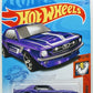 Hot Wheels 2021 - Collector # 192/250 - Muscle Mania 2/10 - '67 Ford Mustang Coupe - Purple - USA Card