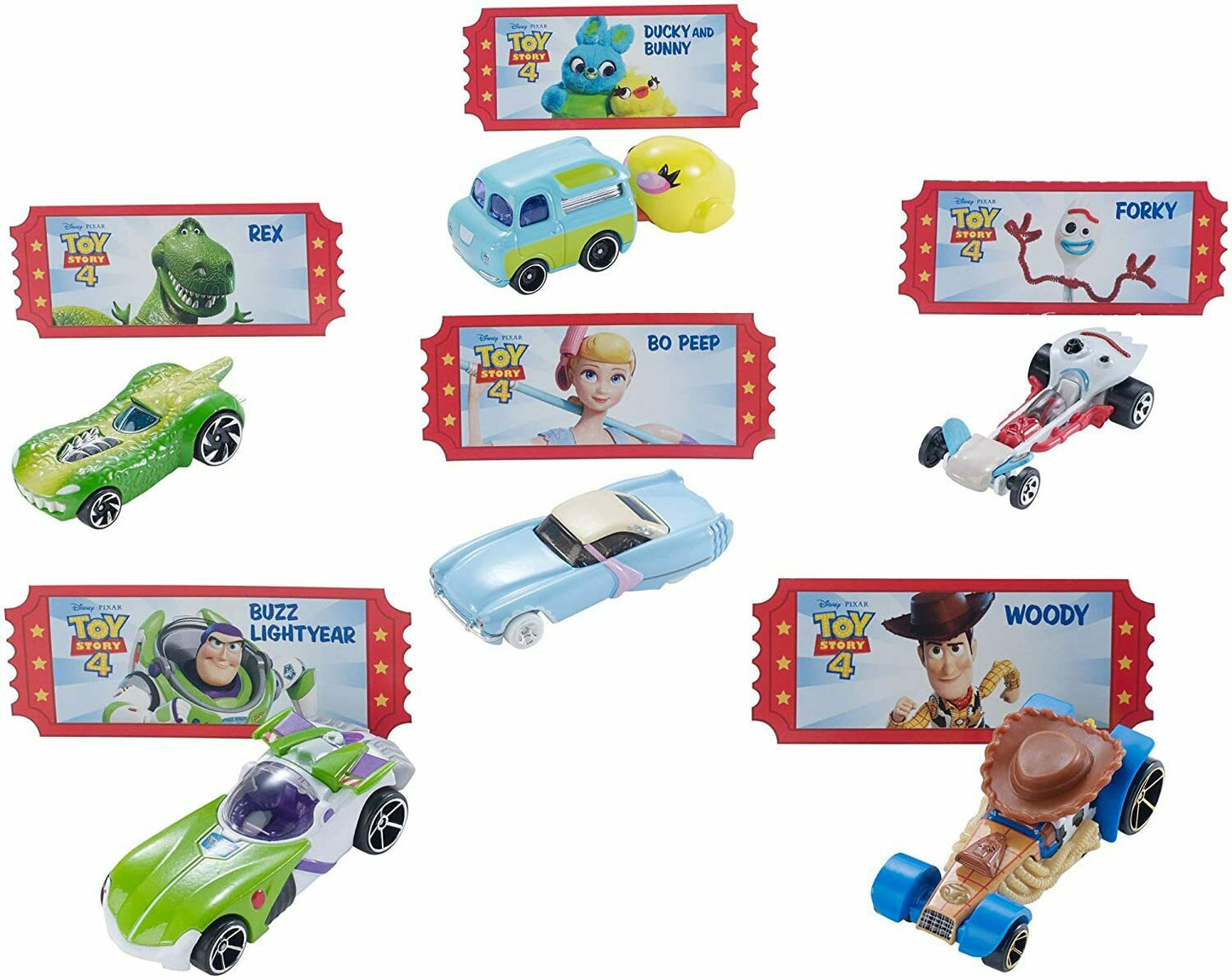Hot Wheels 2021 - Character Cars / Toy Story / Boxed Set - 5 Vehicles