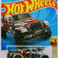 Hot Wheels 2022 - Collector # 026/250 - Baja Blazers 4/10 - ZAMAC 02 - '20 Jeep Gladiator - ZAMAC / Borla - USA Card - Walmart Exclusive