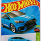 Hot Wheels 2022 - Collector # 041/250 - HW Hatcbacks 3/5 - Ford Focus RS - Blue - USA Card