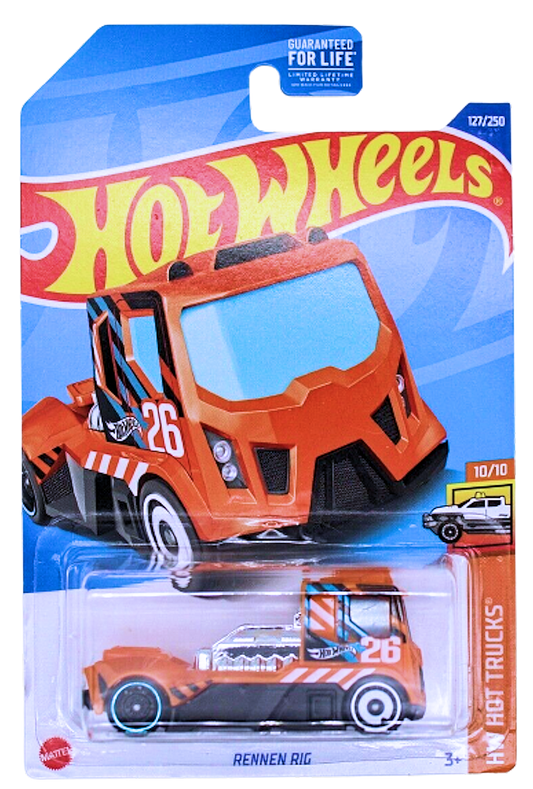 Hot Wheels 2022 - Collector # 127/250 - HW Hot Trucks 10/10 - Rennen Rig - Orange