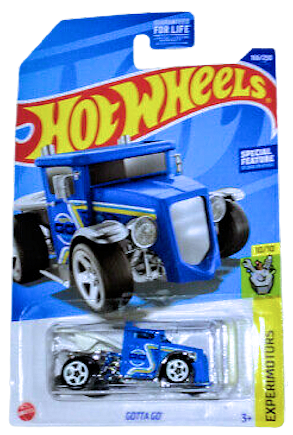 Hot Wheels 2022 - Collector # 166/250 - Experimotors 10/10 - Treasure Hunts - Gotta Go - Blue - USA