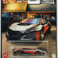 Hot Wheels 2022 - Premium / Boulevard # 41 - Acura NSX GT3 - Black, White & Red - Metal/Metal & Real Riders - Walmart Exclusive