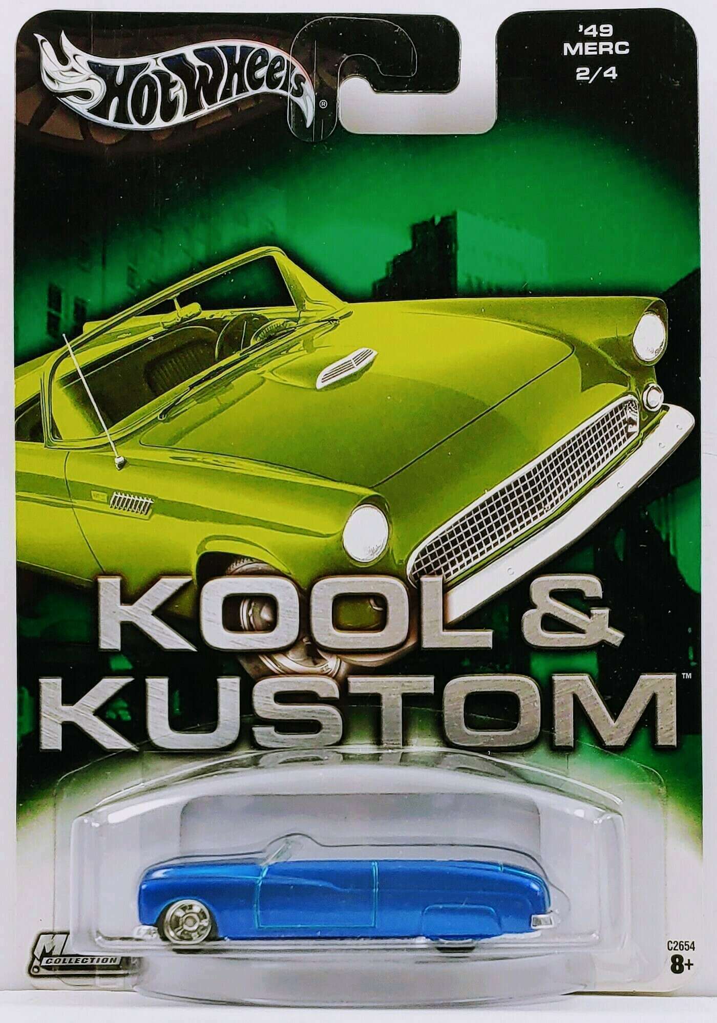 Hot Wheels 2004 - Auto Affinity / Kool & Kustom 2/4 - CHASE - '49 Merc (Convertible) - Ransburg Blue - MPN C2654