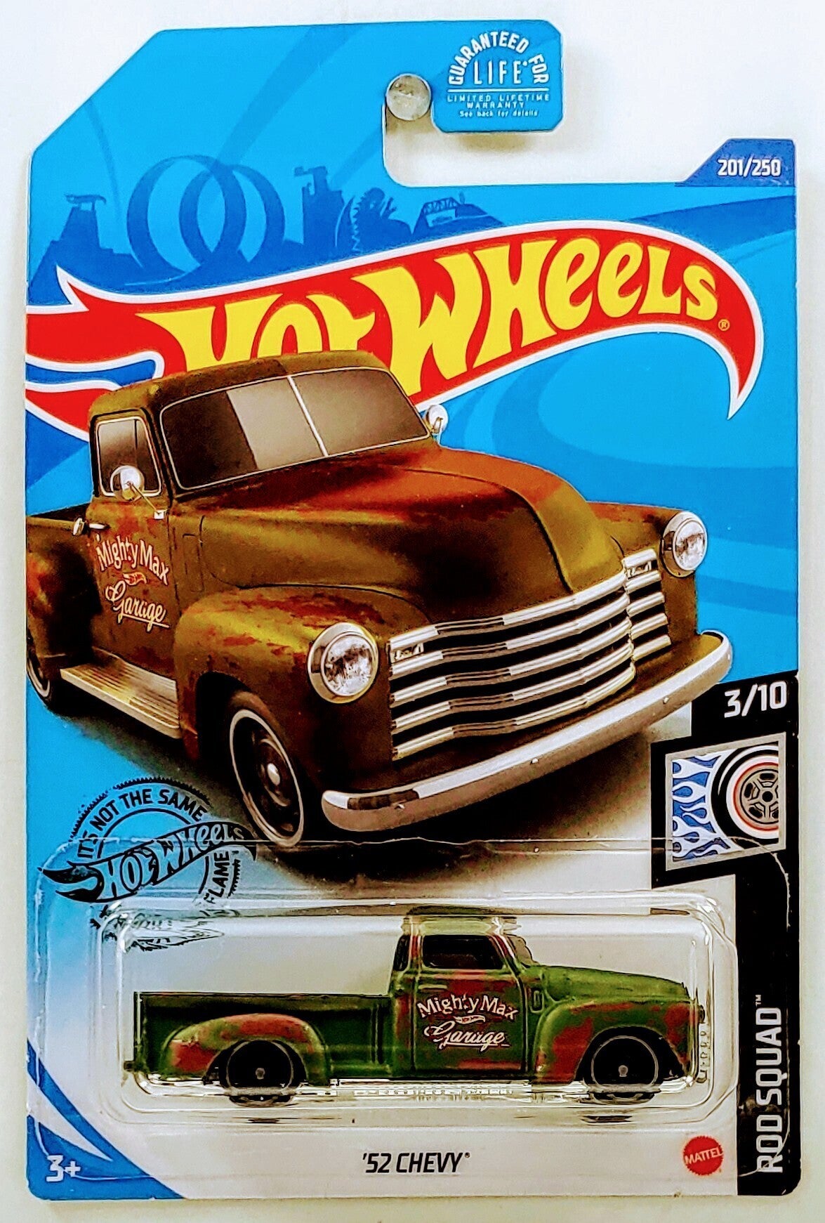 Hot Wheels 2020 - Collectors # 201/250 - Rod Squad 3/10 - '52 Chevy (Pickup) - Green