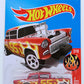 Hot Wheels 2017 - Collector # 012/365 - HW Flames 2/10 - '55 Chevy Bel Air Gasser - Satin Red - USA Card - MPN DTX80