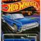 Hot Wheels 2021 - Convertible Series 5/10 - '64 Lincoln Continental Convertible - Blue - IC - Walmart Exclusive