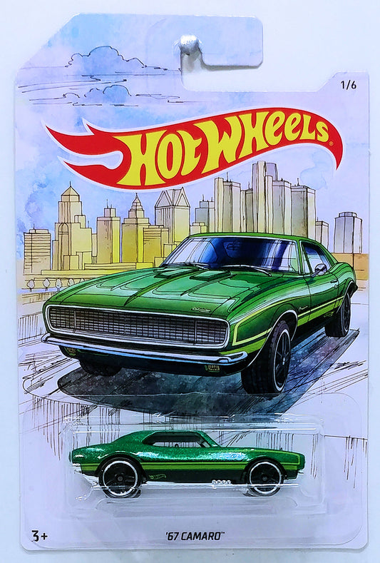 Hot Wheels 2019 - Detroit Muscle 1/6 - '67 Camaro - Green