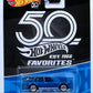 Hot Wheels 2018 - 50th Favorites 5/5 - '71 Datsun Bluebird 510 Wagon - Blue - Metal/Metal & Real Riders