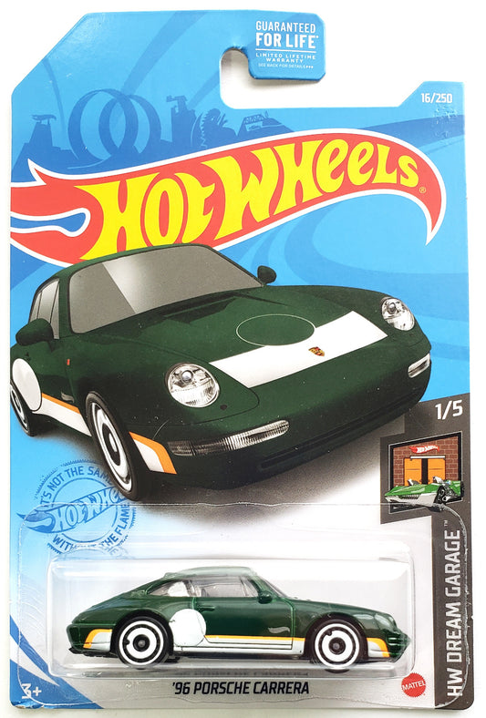 Hot Wheels 2021 - Collector # 016/250 - HW Dream Garage 1/5 - '96 Porsche Carrera - Green