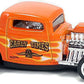 Hot Wheels 2018 - Collector # 129/365 - HW Flames 10/10 - '32 Ford - Orange - USA 50th Card
