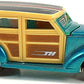 Hot Wheels 2009 - Collector # 047/190 - Super Treasure Hunts 5/12 - '37 Ford (Woodie) - Teal Spectraflame - Metal/Metal & Real Riders - FSC