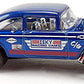 Hot Wheels 2014 - Collector # 241/250 - HW Workshop / Performance - '55 Chevy Bel Air Gasser - Blue - USA Card