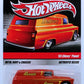 Hot Wheels 2009 - Delivery / Sweet Rides - '55 Chevy Panel - Dark Orange / Reese's - Metal/Metal & 5 Spokes