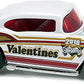 Hot Wheels 2018 - Collector # 100/365 - Holiday Racers 4/6 - '57 Chevy - White - Valentines - IC