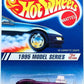 Hot Wheels 1995 - Collector # 341 - Model Series 3/12 - '58 Corvette Coupe - Purple Metalflake - 7 Spokes - Chrome Engine & Interior - USA