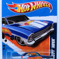 Hot Wheels 2011 - Collector # 154/244 - HW Racing 4/10 - '66 Chevy Nova - Blue with OLD Hot Wheels Logo on Sides - USA