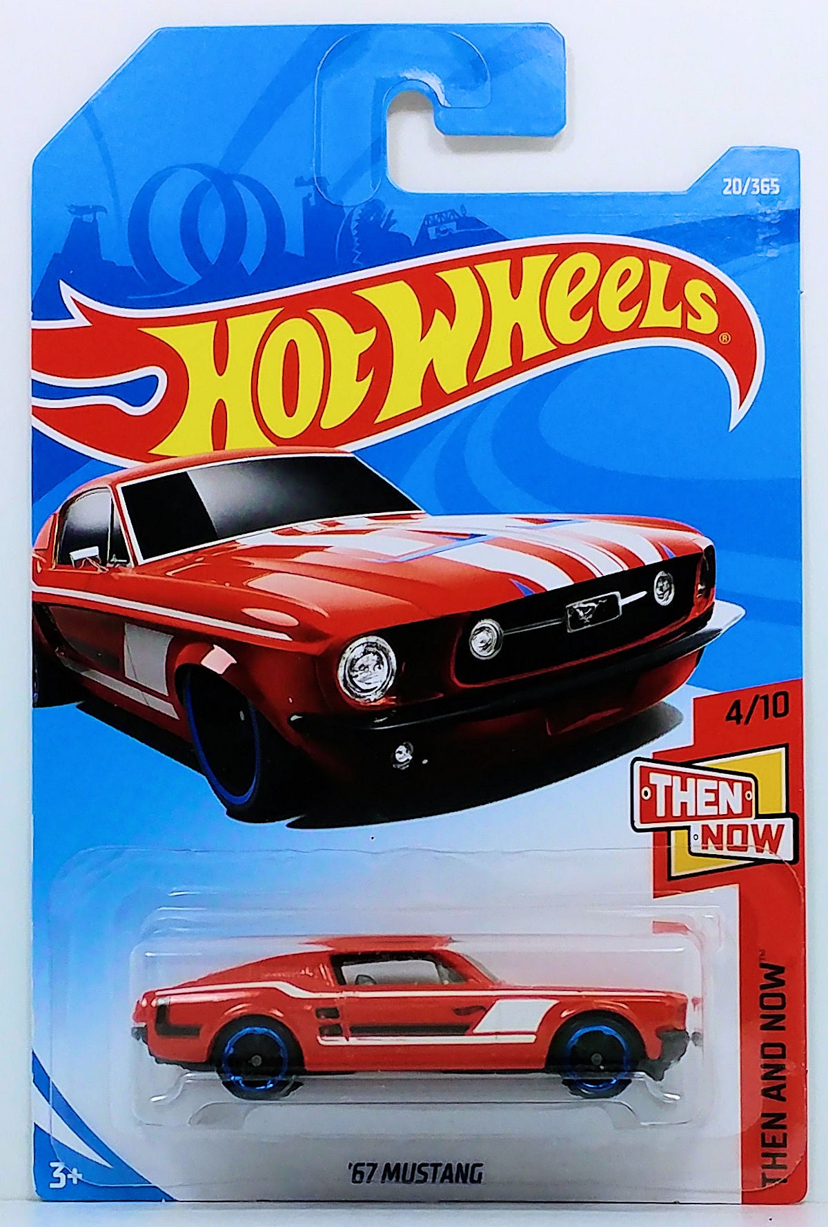 Hot Wheels 2018 - Collector # 020/365 - Then And Now 4/10 - '67 Mustang - Red - IC