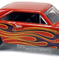 Hot Wheels 2017 - Collector # 160/365 - HW Flames 8/10 - '68 Dodge Dart - Metallic Dark Orange