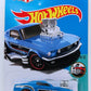 Hot Wheels 2017 - Collector # 124/365 - Tooned 4/10 - '68 Mustang - Blue - MONTH