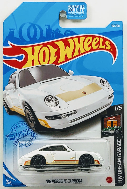 Hot Wheels 2021 - Collector # 016/250 - HW Dream Garage 1/5 - '96 Porsche Carrera - White