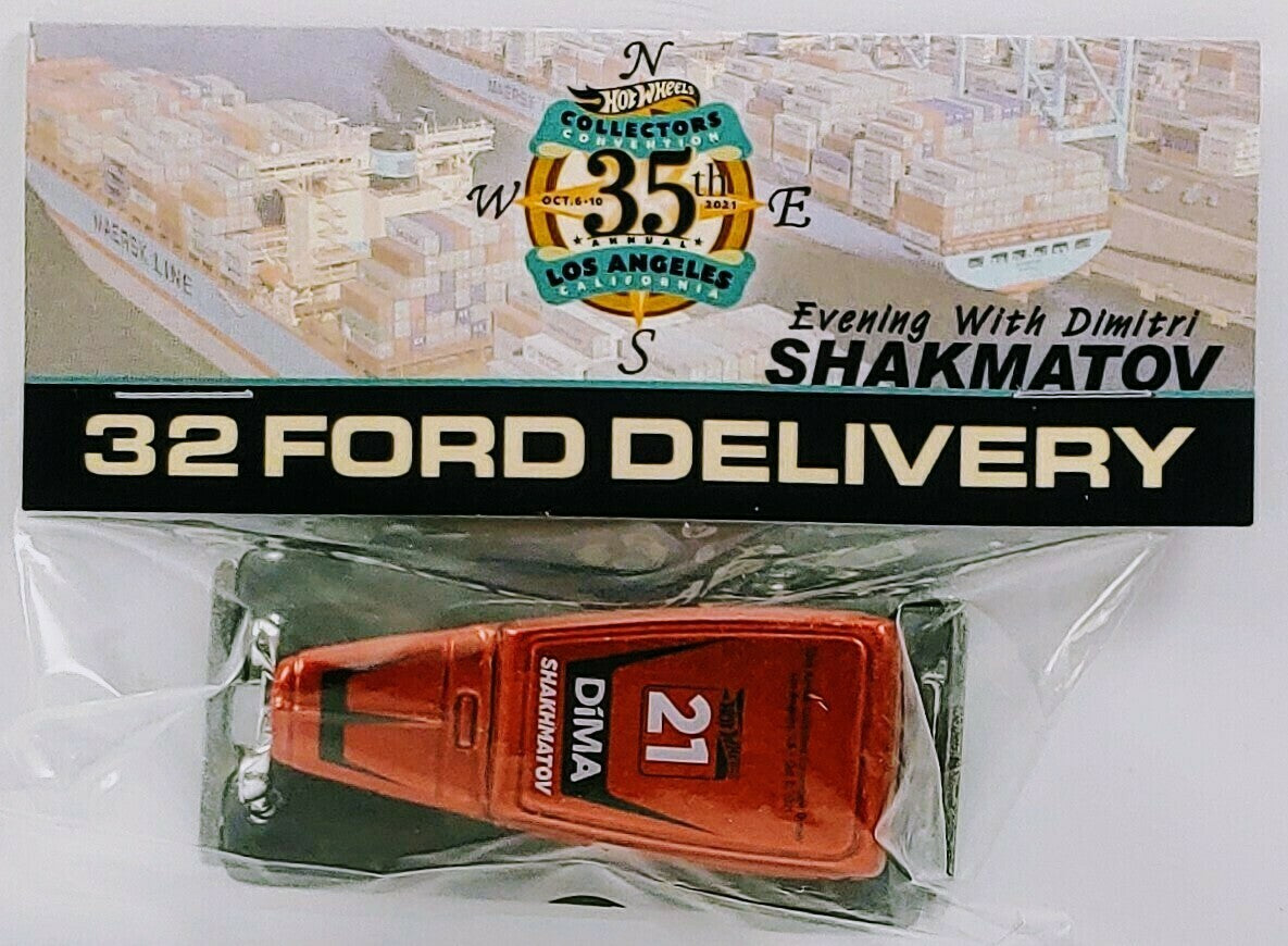 Hot Wheels 2021 - 35th Annual Collectors Convention Dinner Baggie Car - '32 Ford Delivery