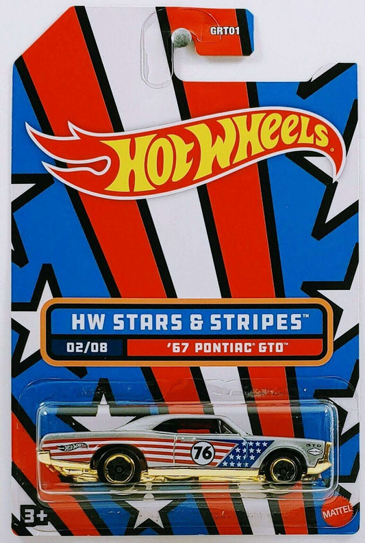 Hot Wheels 2022 - HW Stars & Stripes # 02/08 - '67 Pontiac GTO