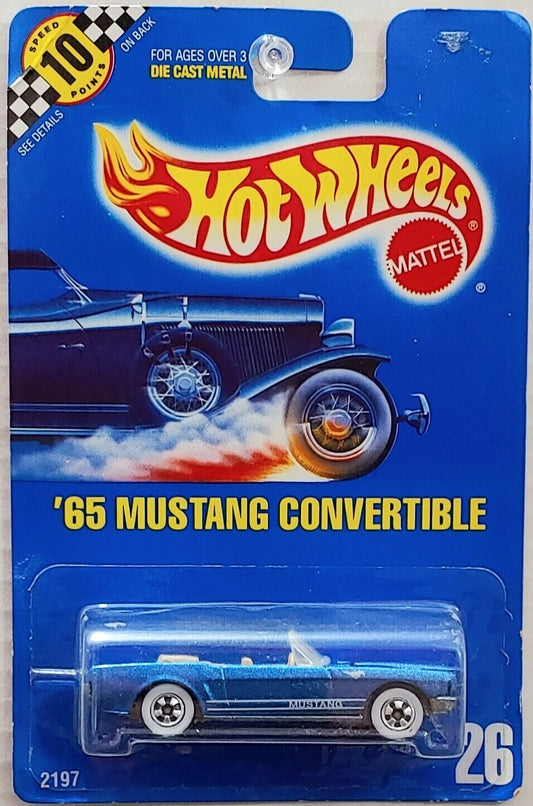 Hot Wheels 1990 - Collector # 26 - '65 Mustang Convertible